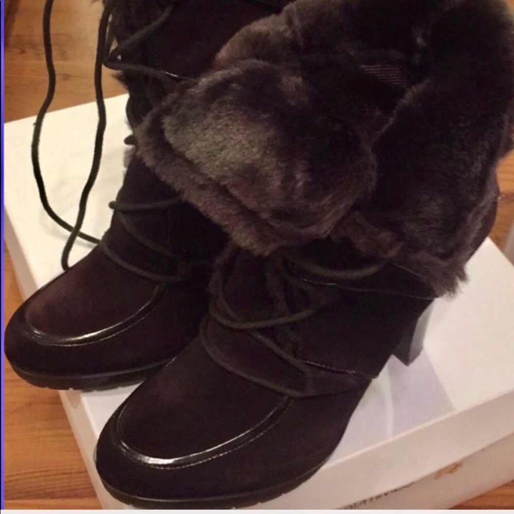 🧡 Calvin Klein Genuine Suede Leather Boots 🧡